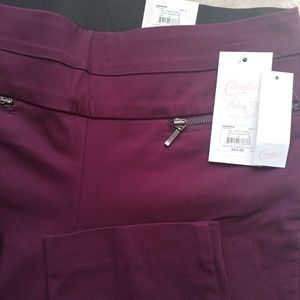Candies Zip Pocket Pull Up Pants 